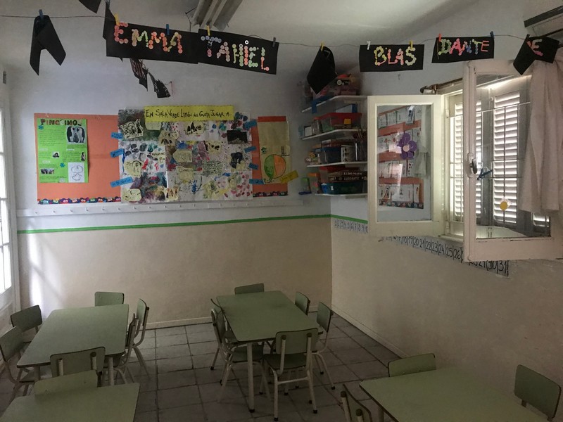 sala de 5 verde limon