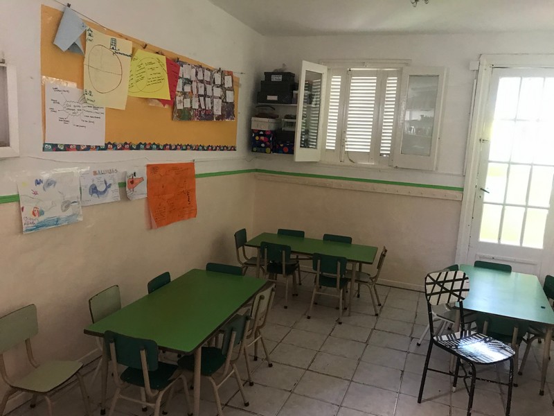 sala de 5 verde manzana